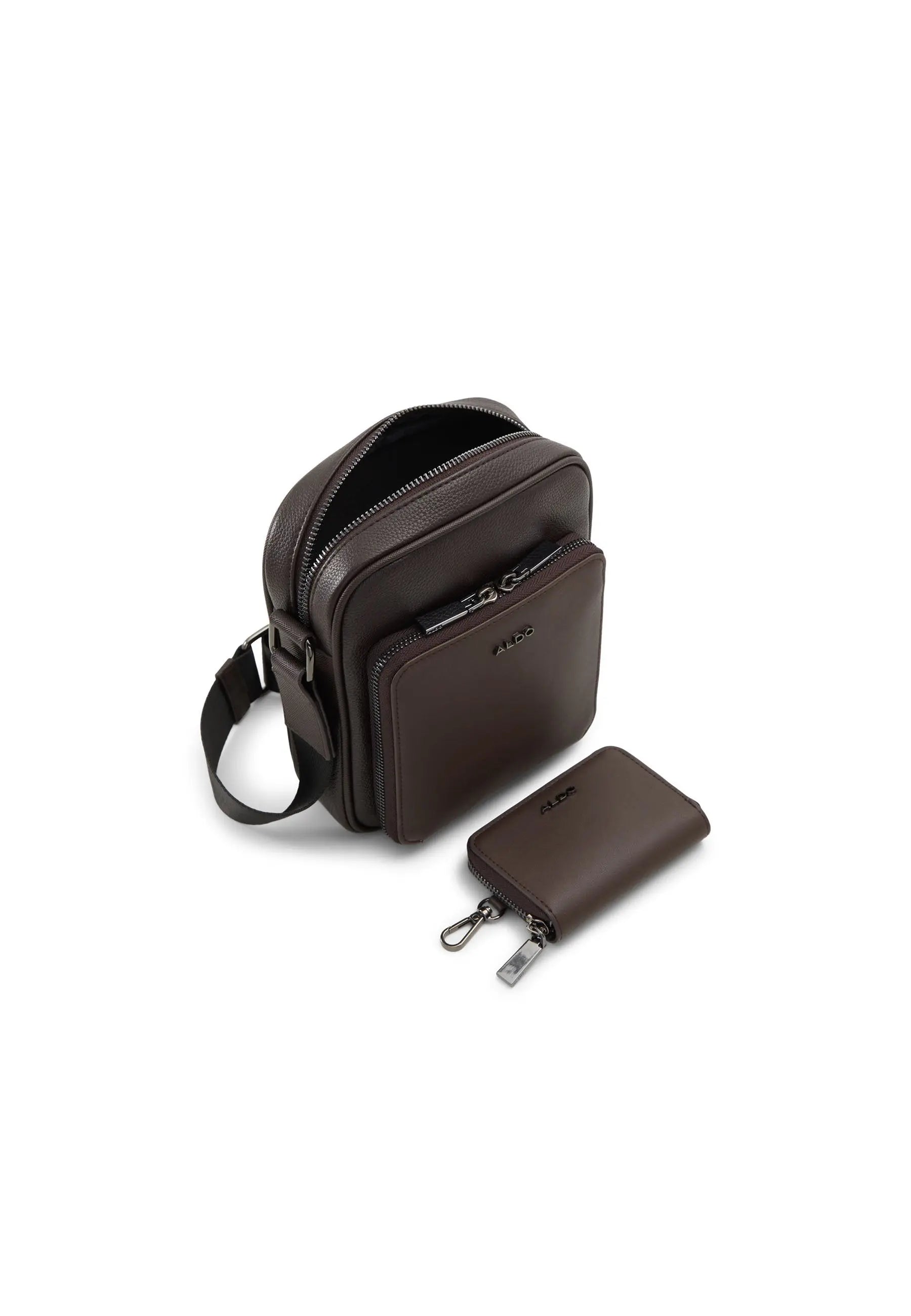 ALDO MAXIMILIAN - Sac bandoulière - dark brown VOMARQ