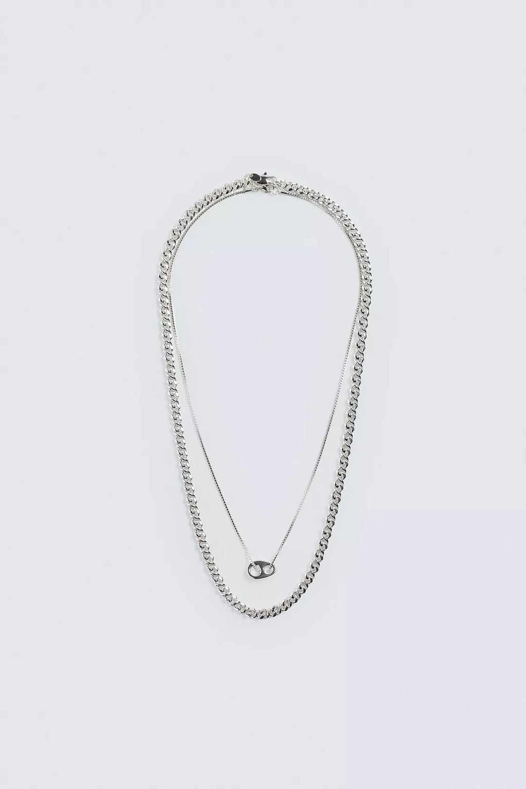 LOT DE 2 COLLIERS EN MATIÈRES VARIÉES