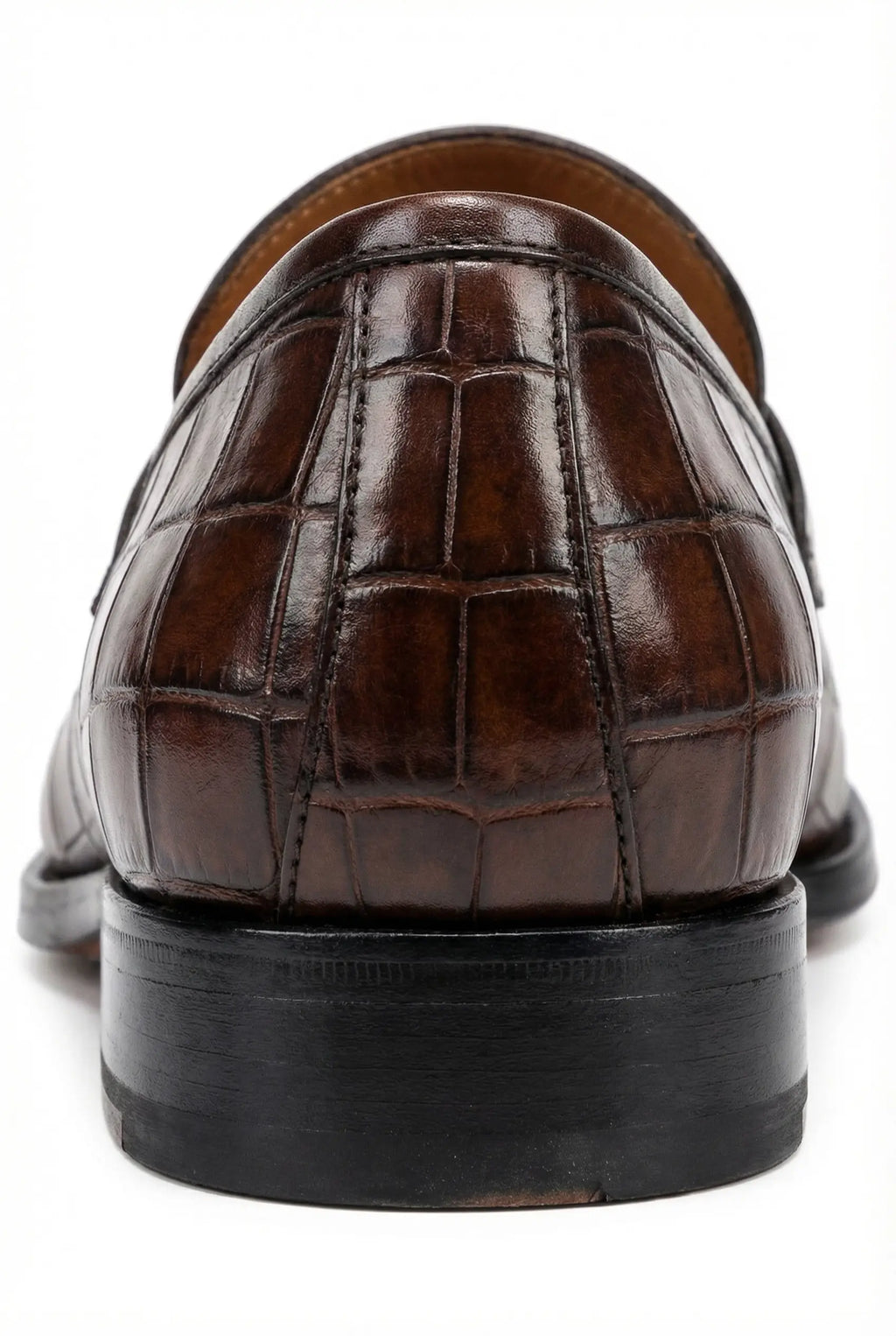 MOCASSINS ANAX EN CUIR CROCODILE