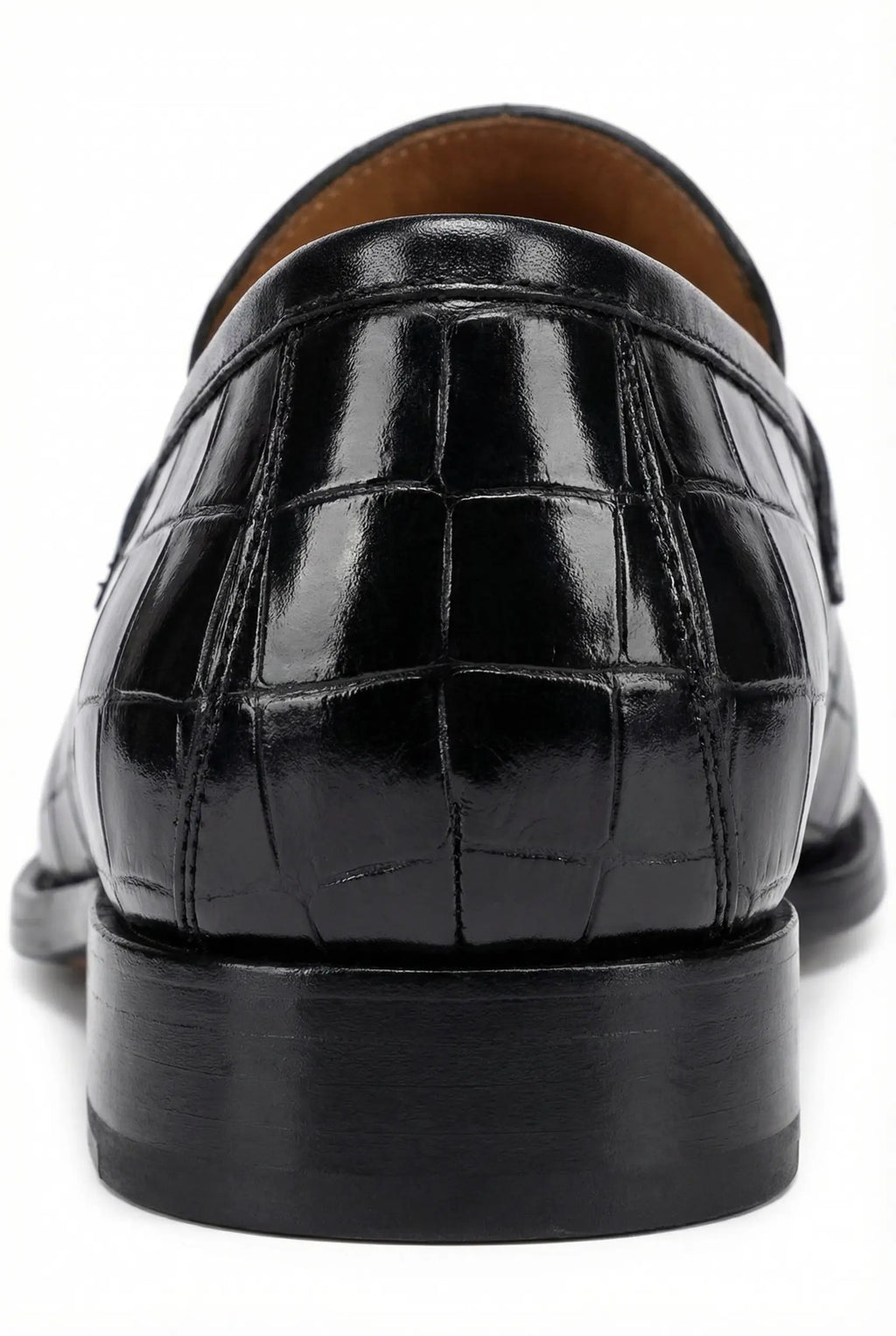 MOCASSINS ANAX EN CUIR CROCODILE
