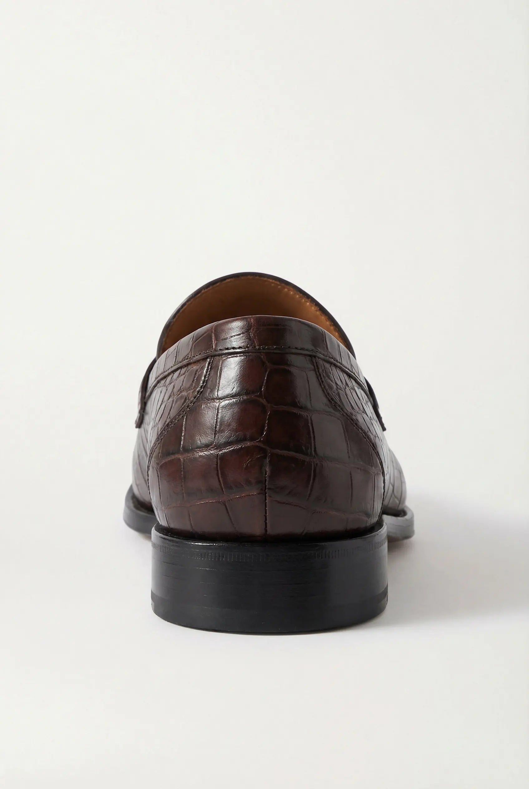 MOCASSINS ANAX EN CUIR CROCO