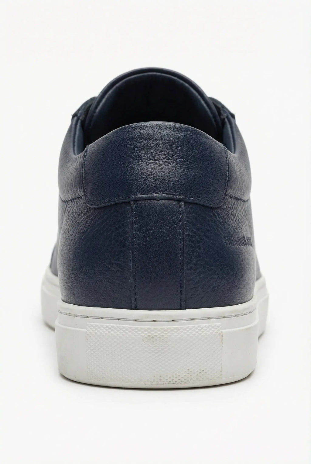 Baskets En Cuir - Bleu Marine