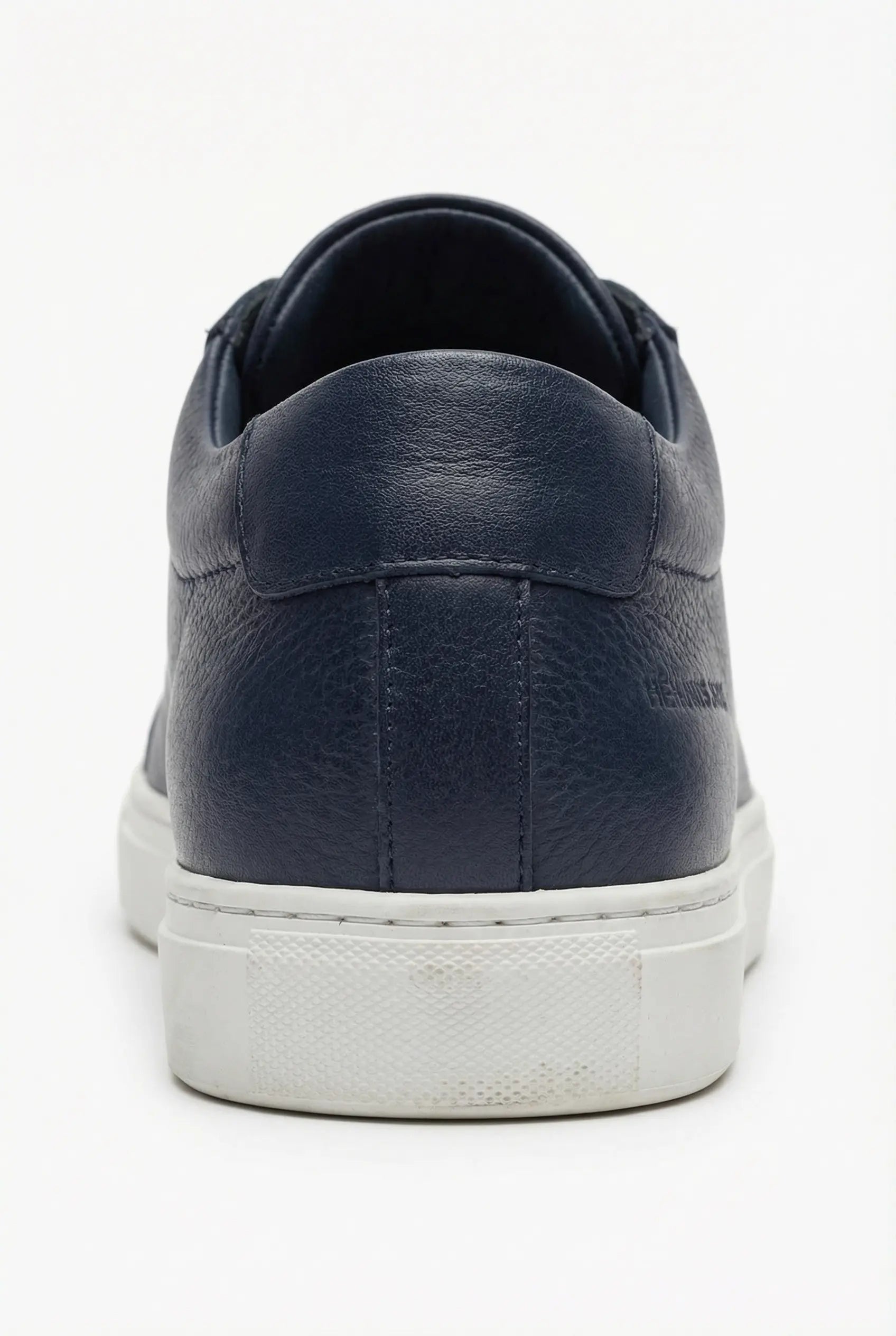 Baskets En Cuir - Bleu Marine