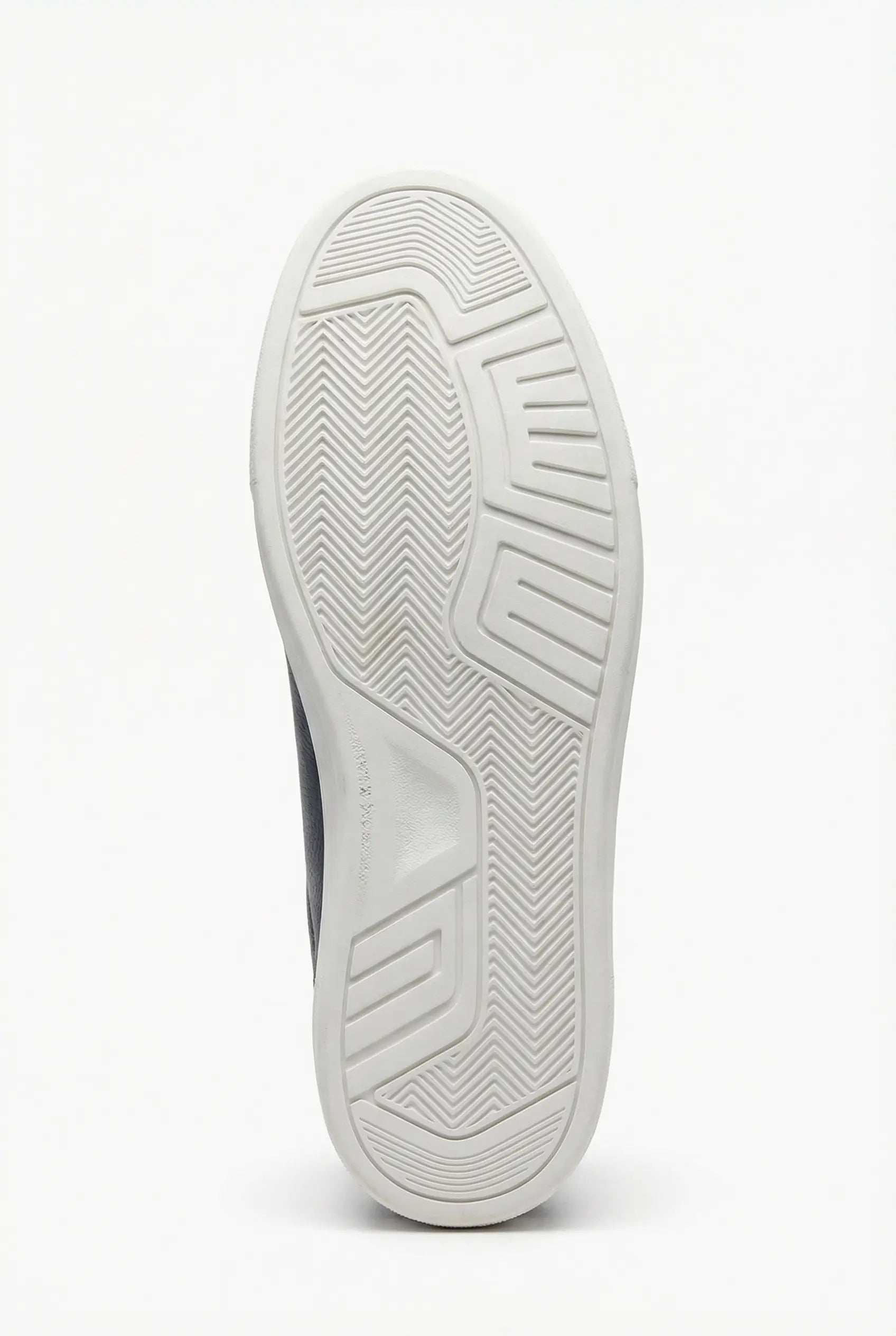 Baskets En Cuir - Bleu Marine