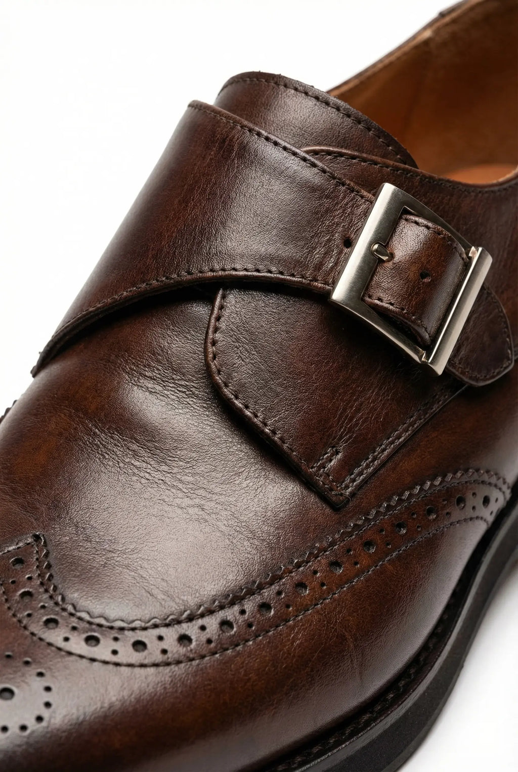 DERBY ANAX MONK STRAP EN CUIR