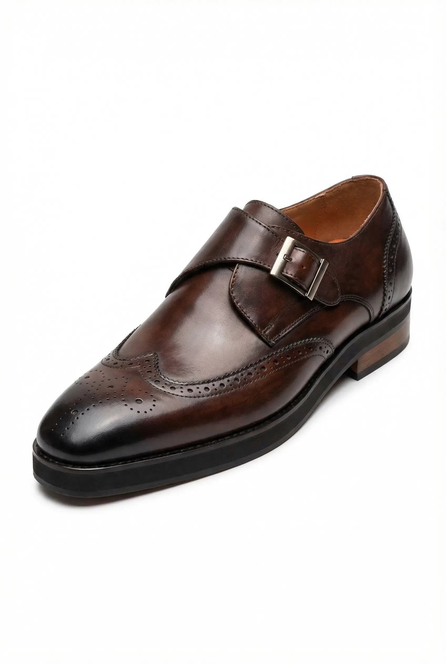 DERBY ANAX MONK STRAP EN CUIR