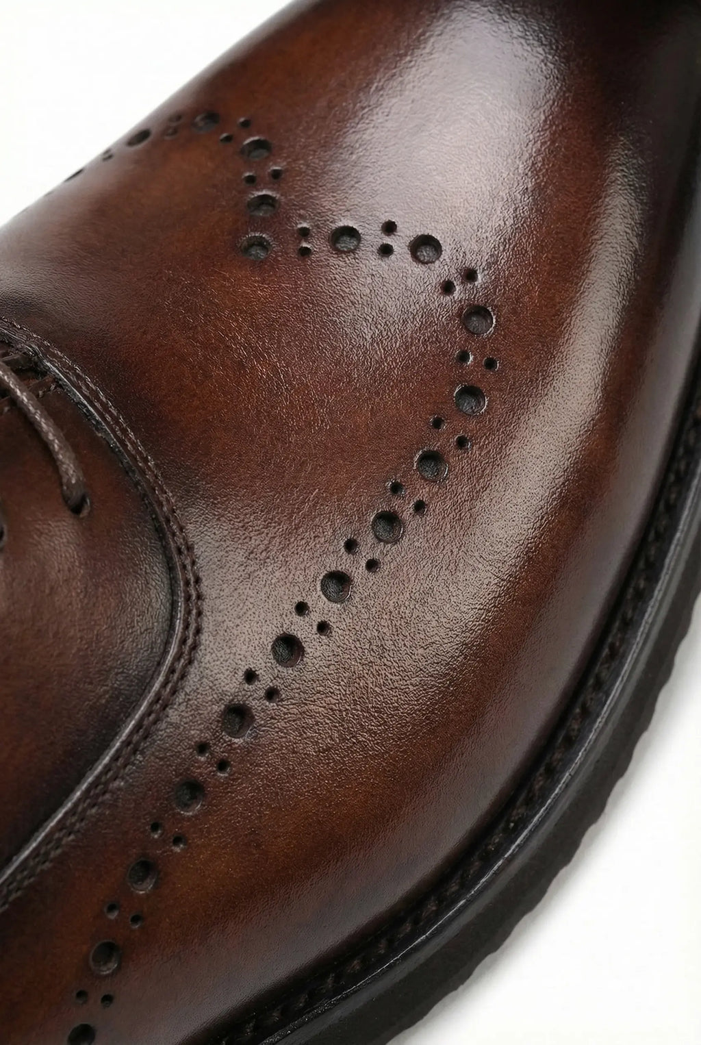 Richelieu Anax en cuir patiné