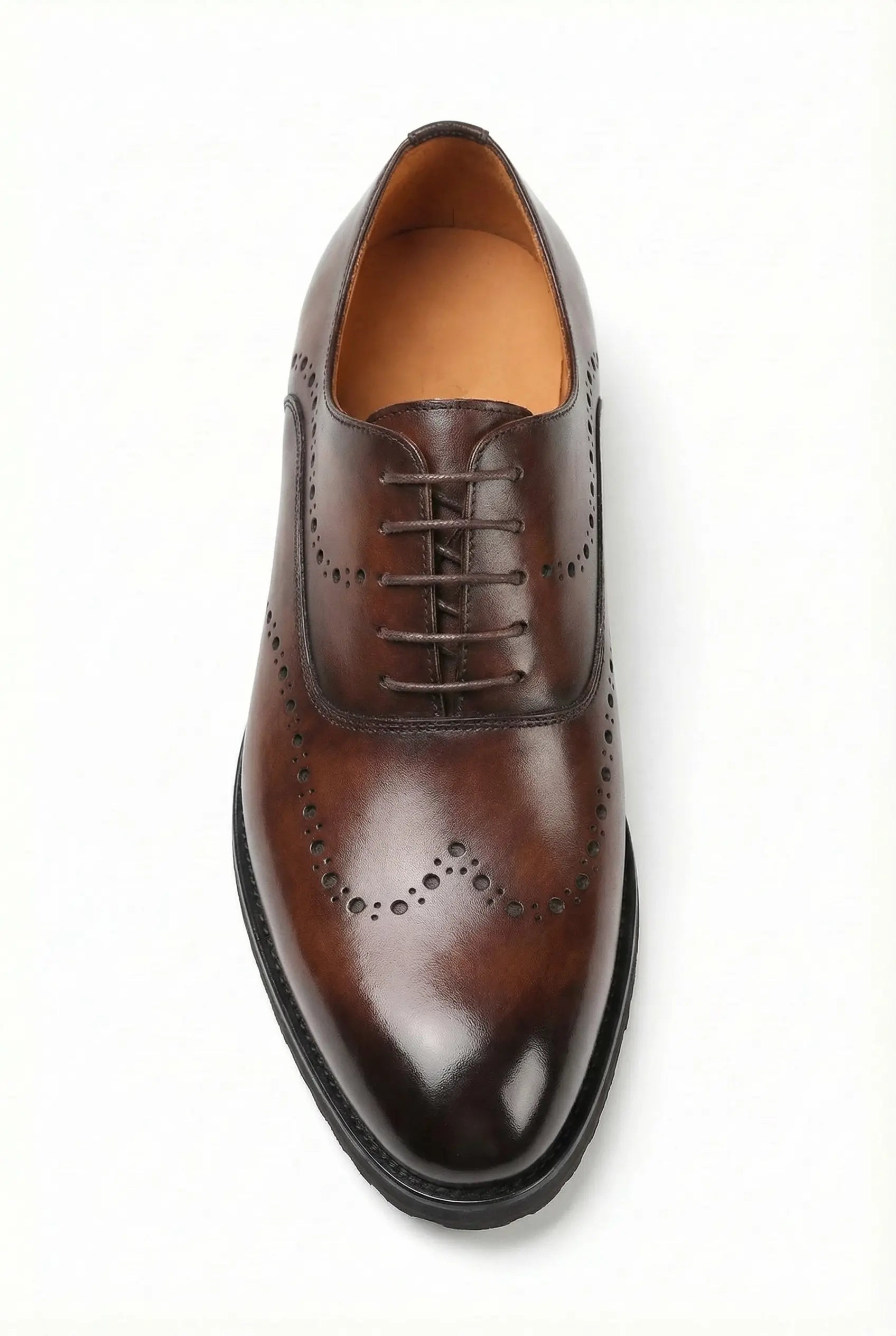 Richelieu Anax en cuir patiné